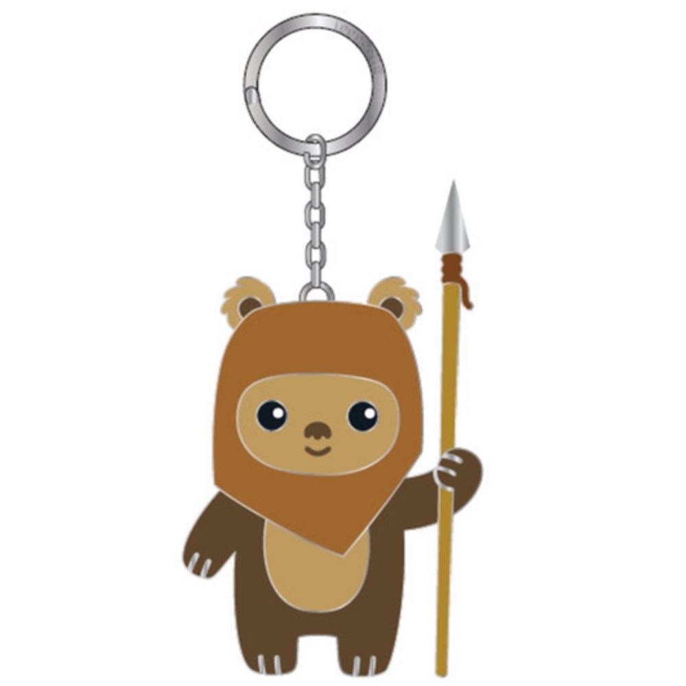 🤎Loungefly Star Wars Chibi Wicket Enamel Keychain - Picture 5 of 5
